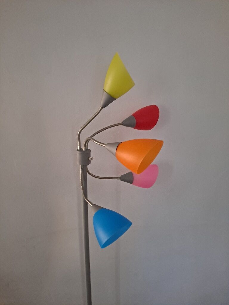 Vintage colourful itlian floor lamp