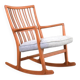 Rocking Chair ML33 by Hans J. Wegner for A/S Mikael Laursen, 1950s.