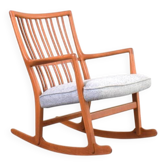 Rocking Chair ML33 by Hans J. Wegner for A/S Mikael Laursen, 1950s.