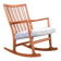 Rocking Chair ML33 by Hans J. Wegner for A/S Mikael Laursen, 1950s.