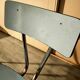 Paire de chaises en formica bleu