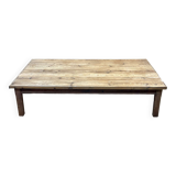 Large 1930s pitch pine coffee table