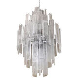 Lustre en verre de murano « listelli alabastro »