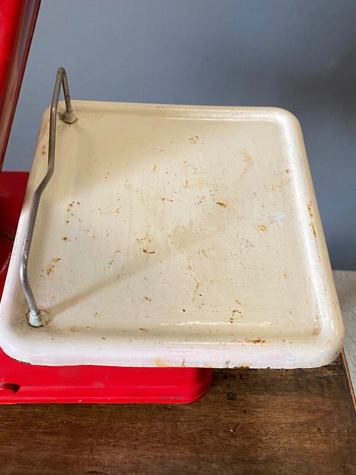 Cast iron testut scale for decoration or trade xxe