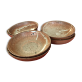 Batch soup plates in sandstone