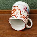 Milk jug, Chinese decor, Bayeux porcelain