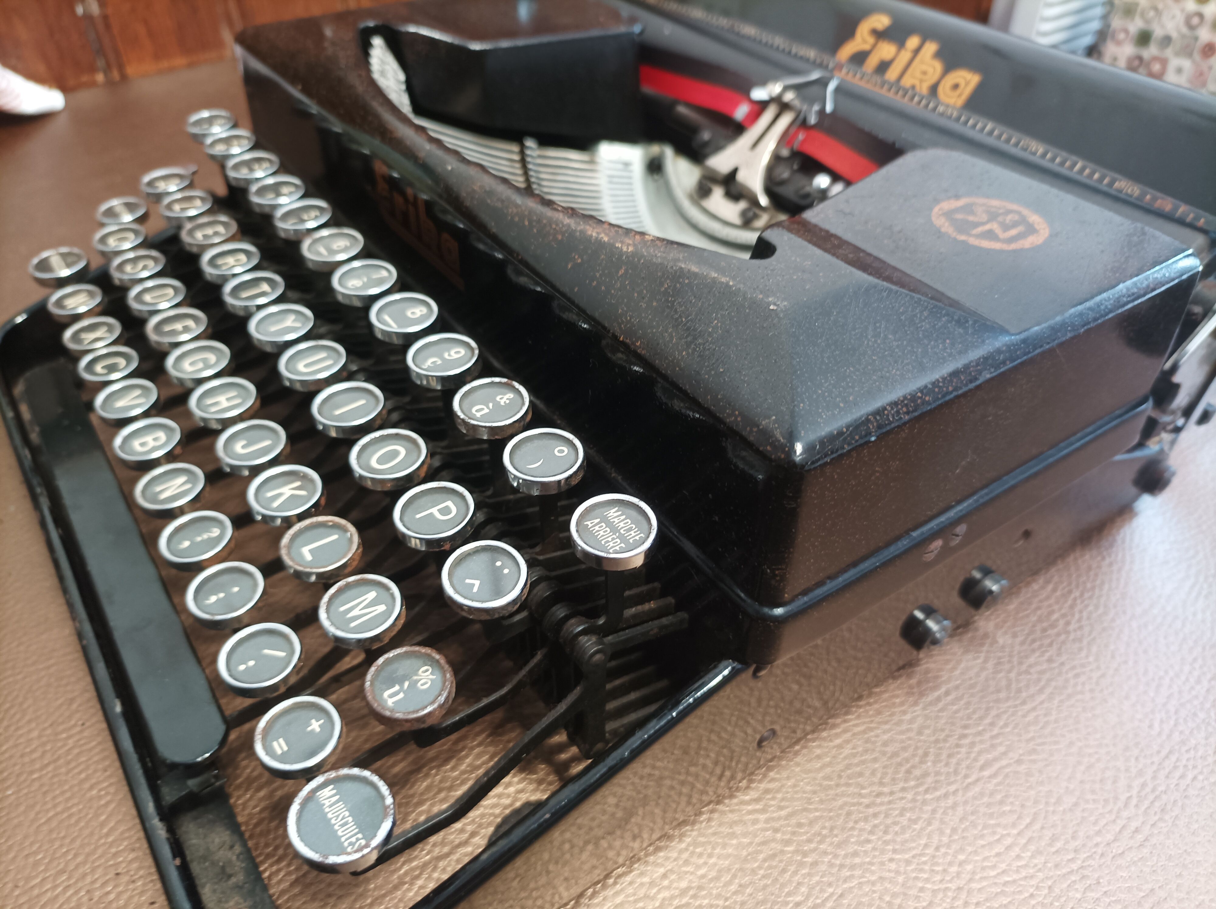 Antique typewriter Erika Naumann 40s