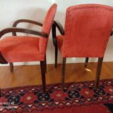 Pair of 50s bridge armchairs