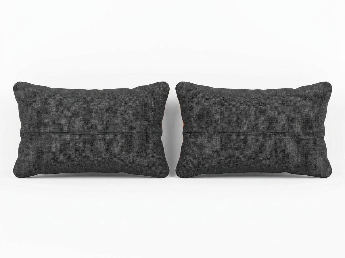Set of 2 vintage kilim cushion covers 36x51 cm