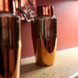 Copper vase forms a shaker