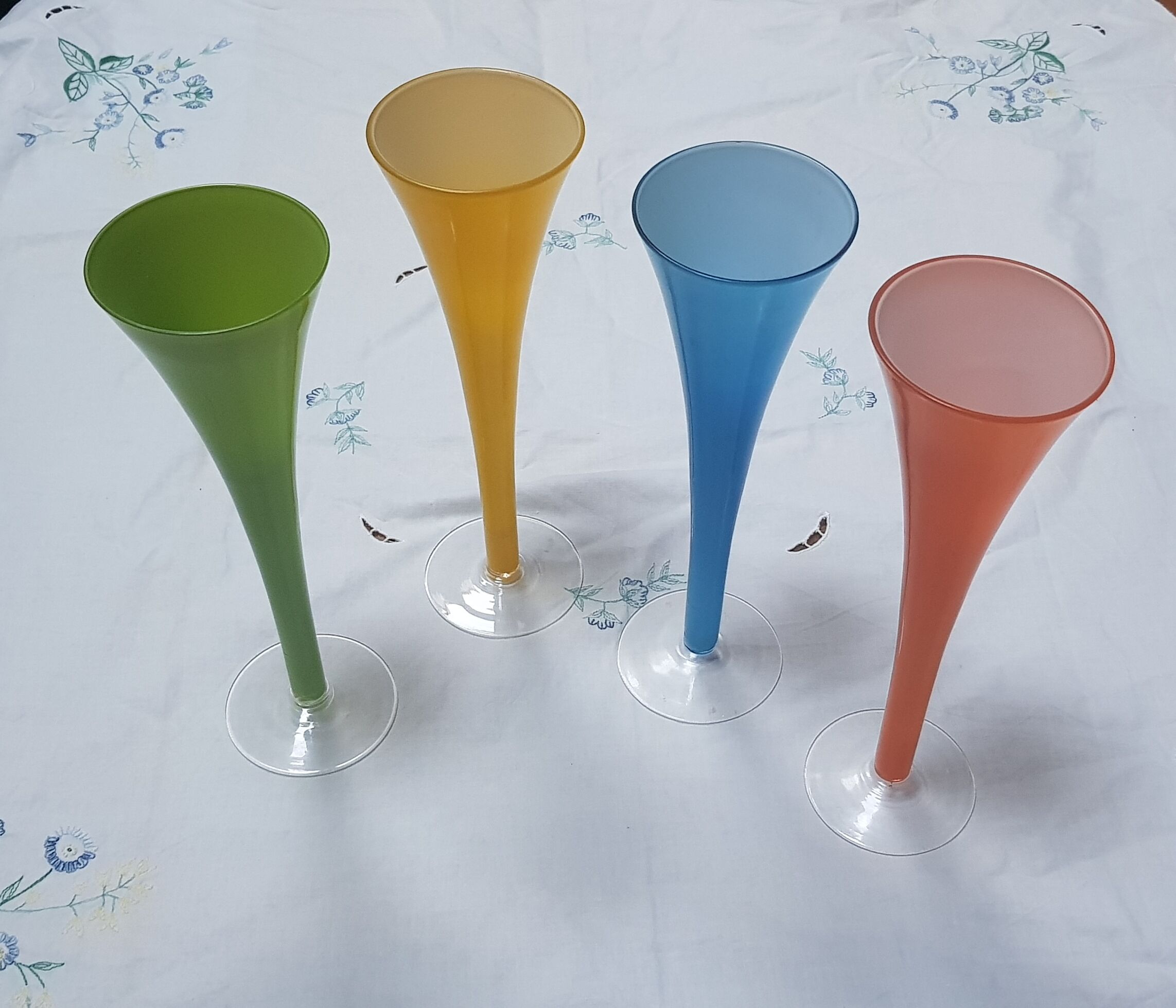 Colorful flutes