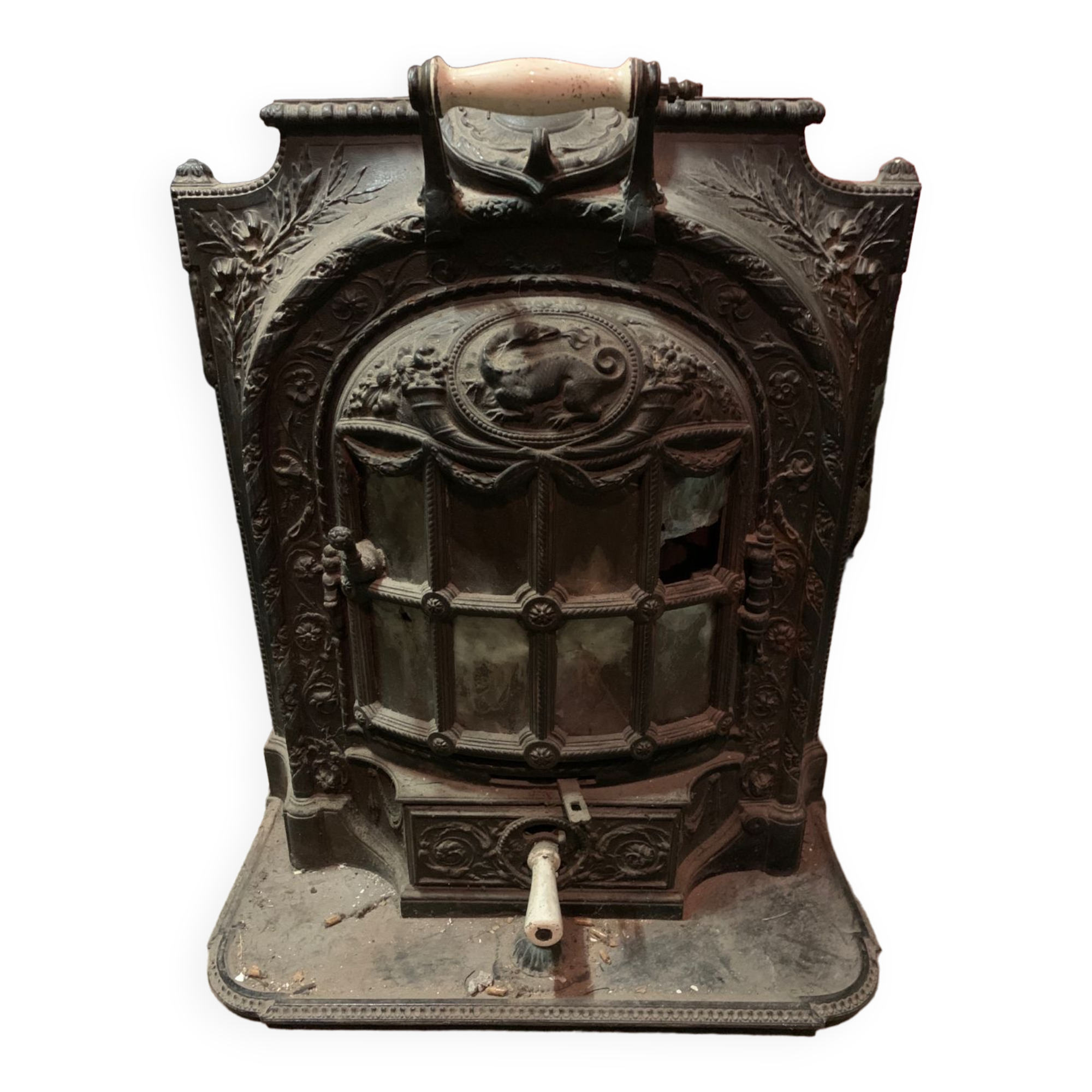 Cast iron stove La Salamandre