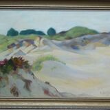 Fritz Kärfve (1880-1967) swedish modern landscape, 1960s, oil on canvas, framed