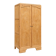 Parisian Art Deco wardrobe, renovated with raw wood.