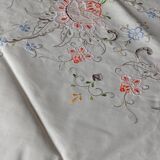Antique embroidered tablecloth and towels