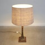 Lampe de table Hansen Lighting en bronze, États-Unis 1960