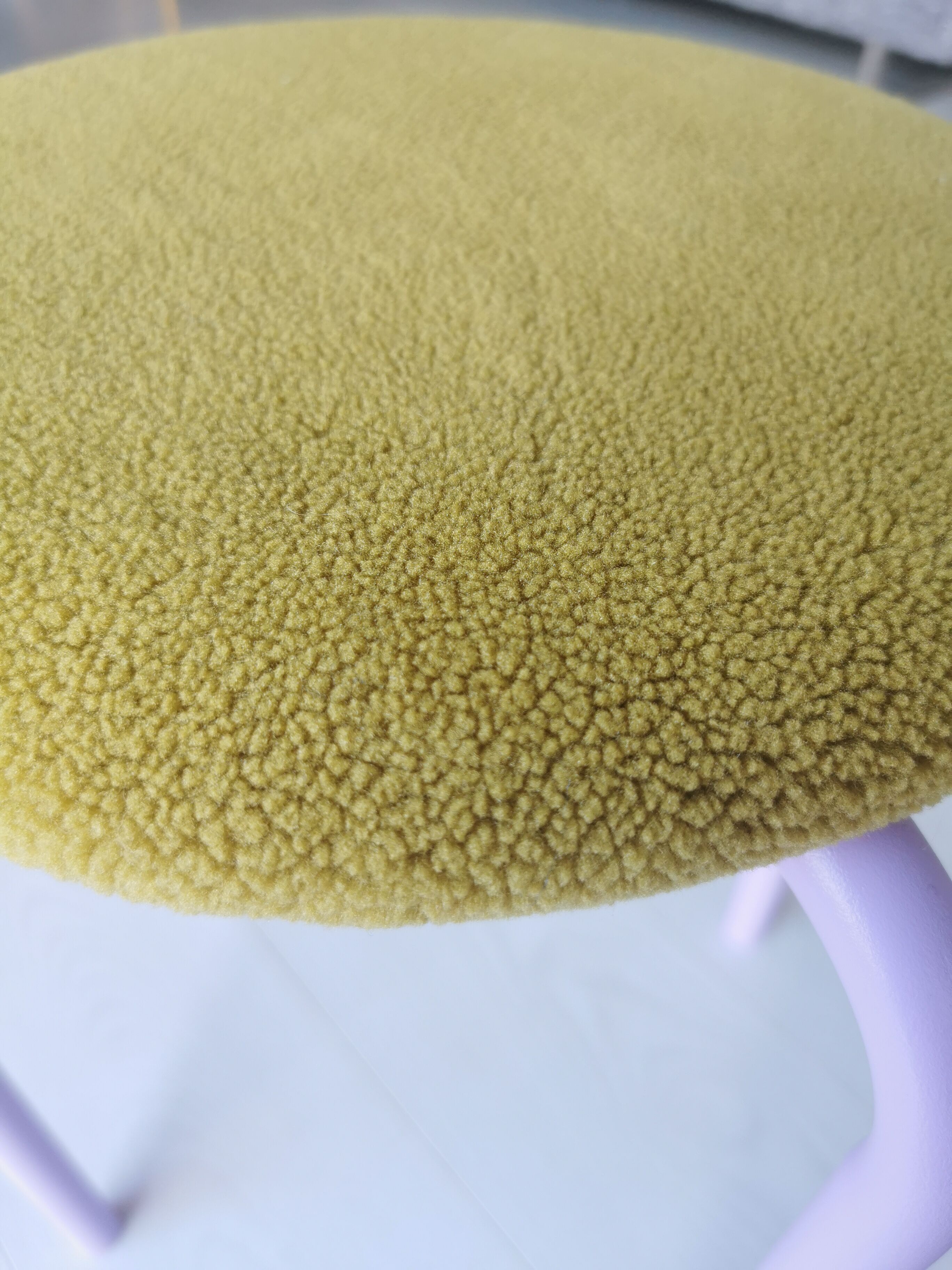 Contemporary lilac stool