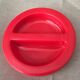 Glass candy jar red lid borgonovo italy