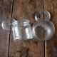Lot 2 Jars The Best Clear Glass 1 L - 0.75 L