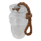 Large hanging glass vase