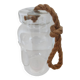 Large hanging glass vase