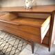 Low teak sideboard Scandinavian design