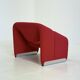 Chaise Artifort Groovy F598 M de Pierre Paulin en rouge