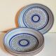 Five vintage MBFA PORNIC ceramic soup plates Daphné service
