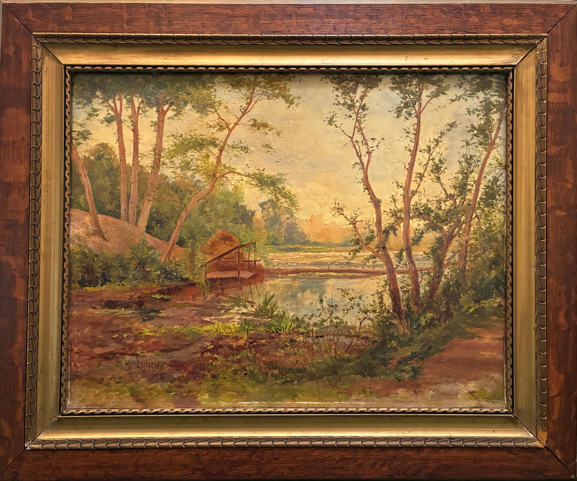 Landscape, Louis Lejeune, 1900