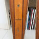 Pair of vintage wooden skis "Reflex"