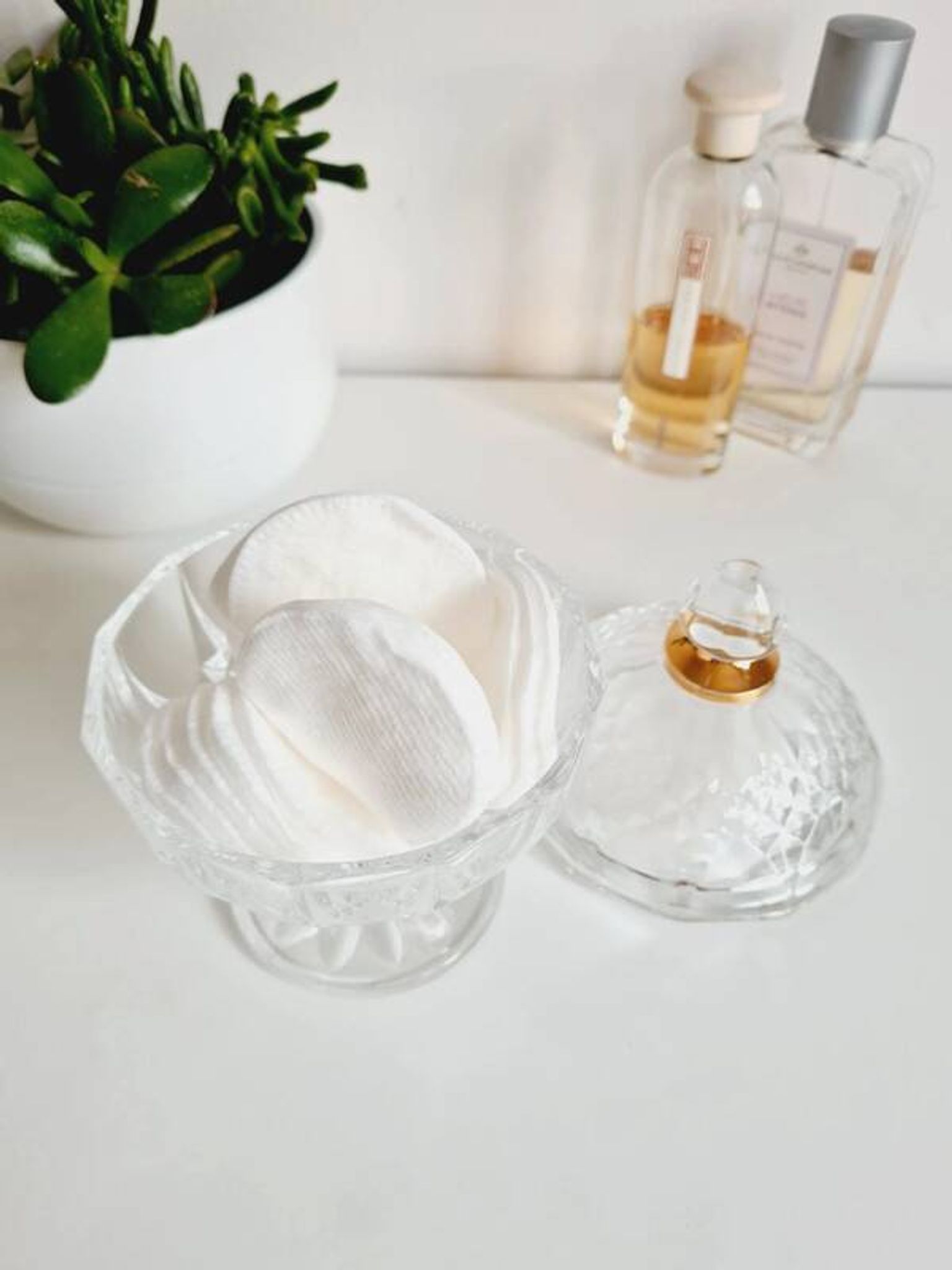 Yves Rocher crystal candy box - 1970s