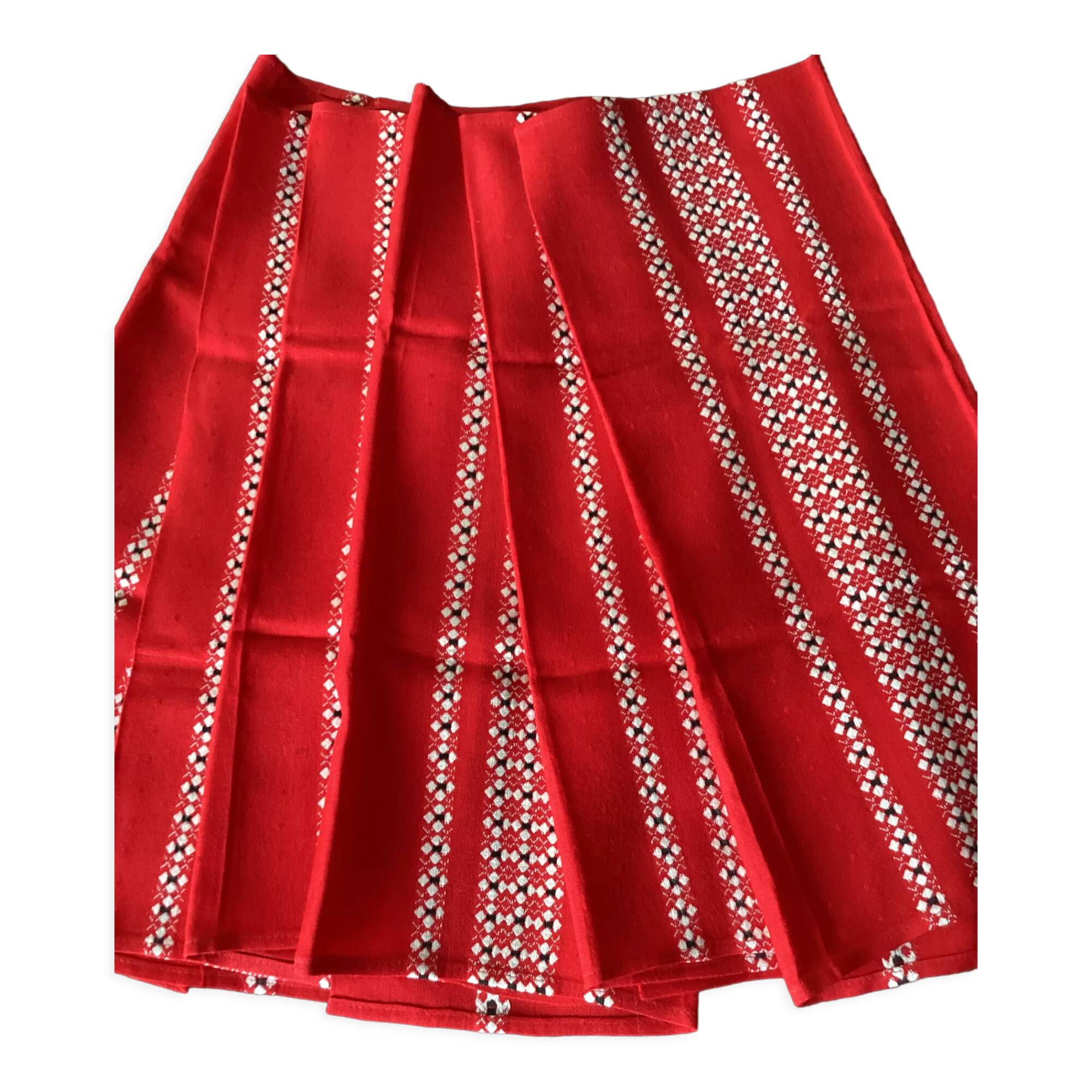 Set of six napkins in cotton / linen vintage dimension: height -52cm- width -48cm-