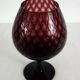 Vase verre italien empoli violet vintage