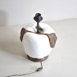 Glazed ceramic table lamp, 1960s
