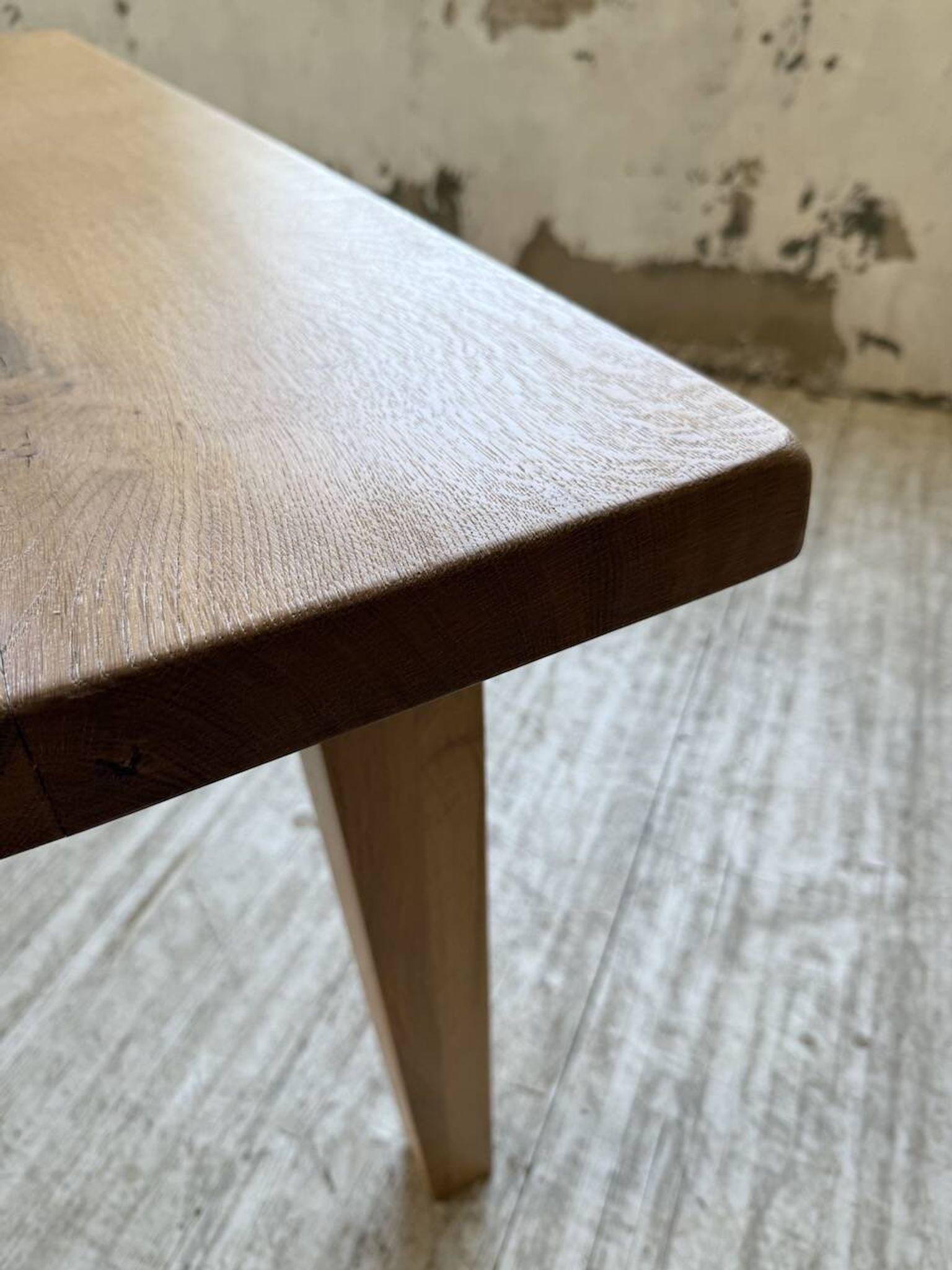 Table de ferme extensible en chêne massif
