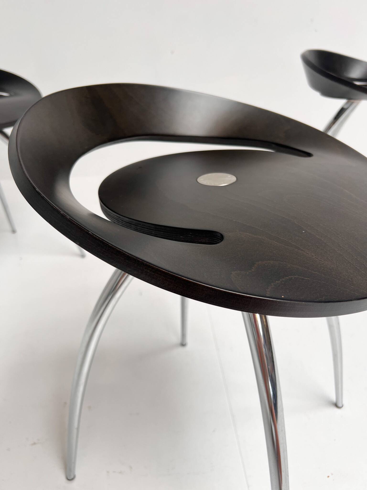 3 tabourets Magis Lyra par Sigurdur Thorsteinson, années 1990