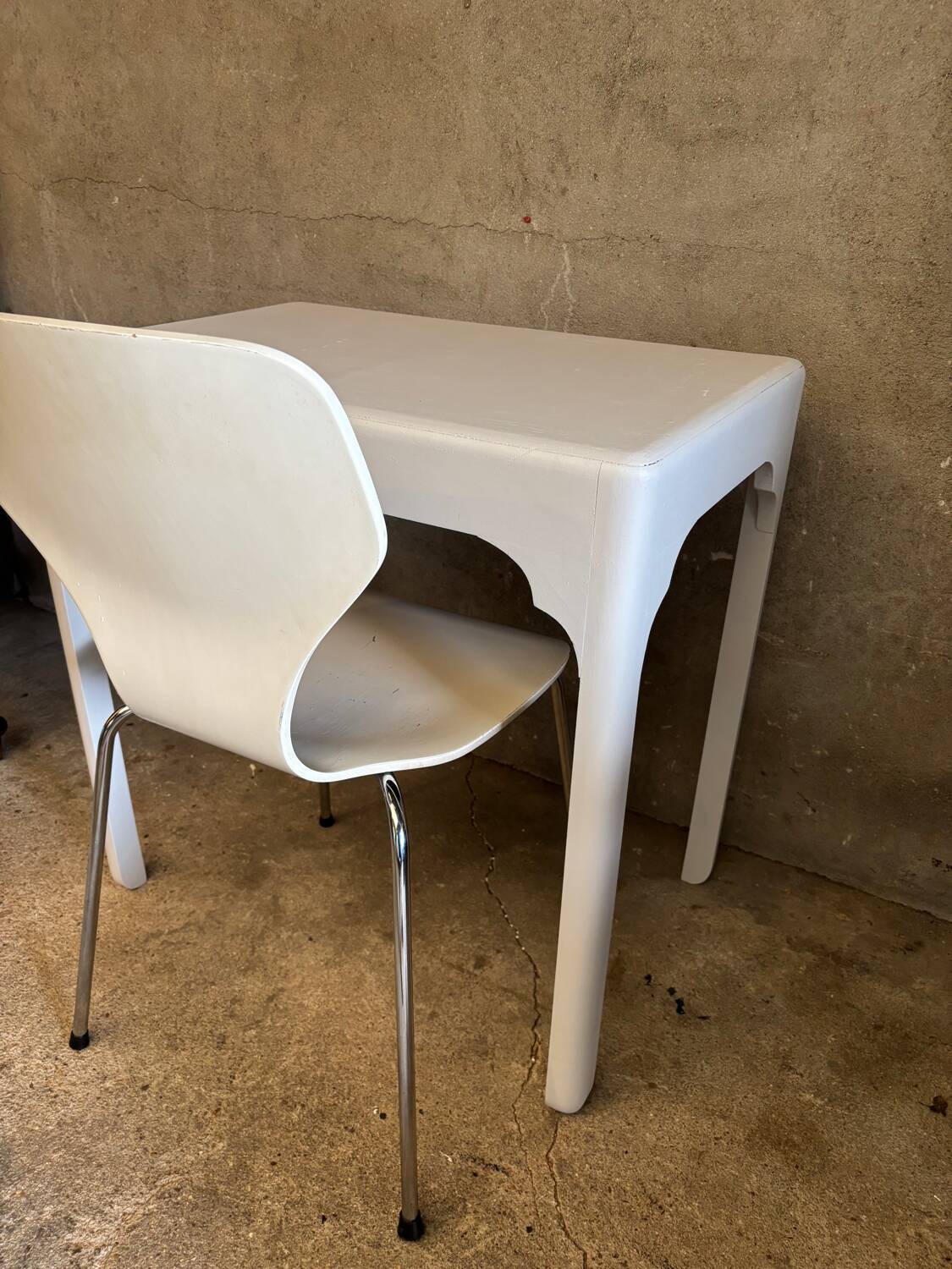 White Danish Phoenix chair