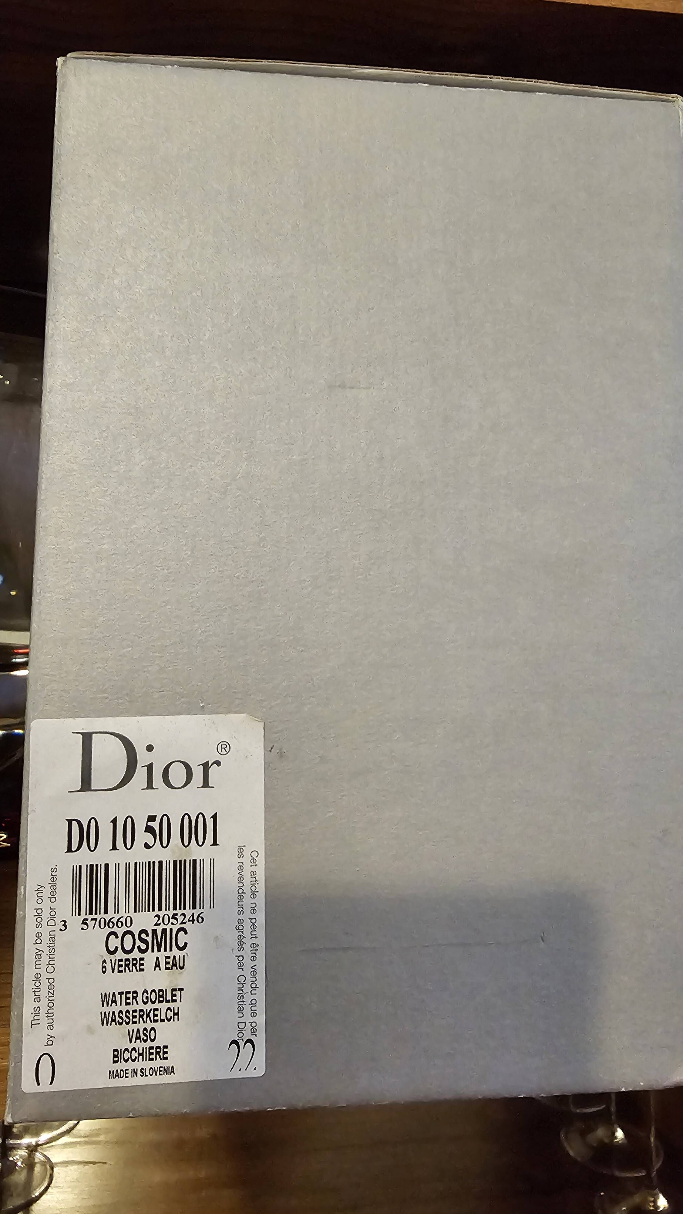 Verres à vin Christian Dior