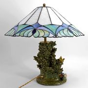 Ceramic lamp, dreamlike childhood – W. Schilder, Germany, c. 1970