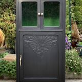 Buffet parisien vitré noir art déco 1930