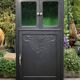 Buffet parisien vitré noir art déco 1930