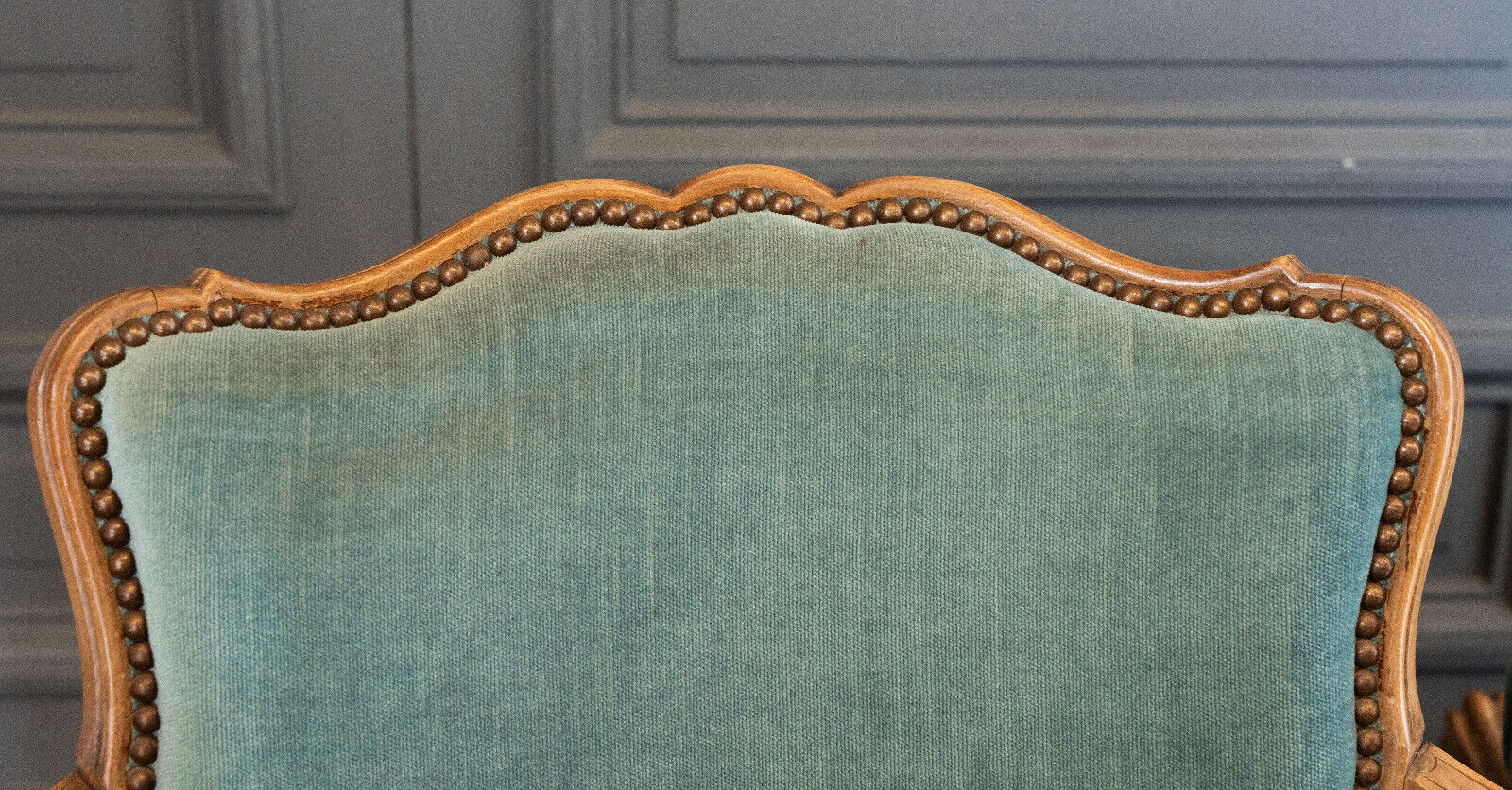 Pair of Louis XV style convertible armchairs Light wood 1900