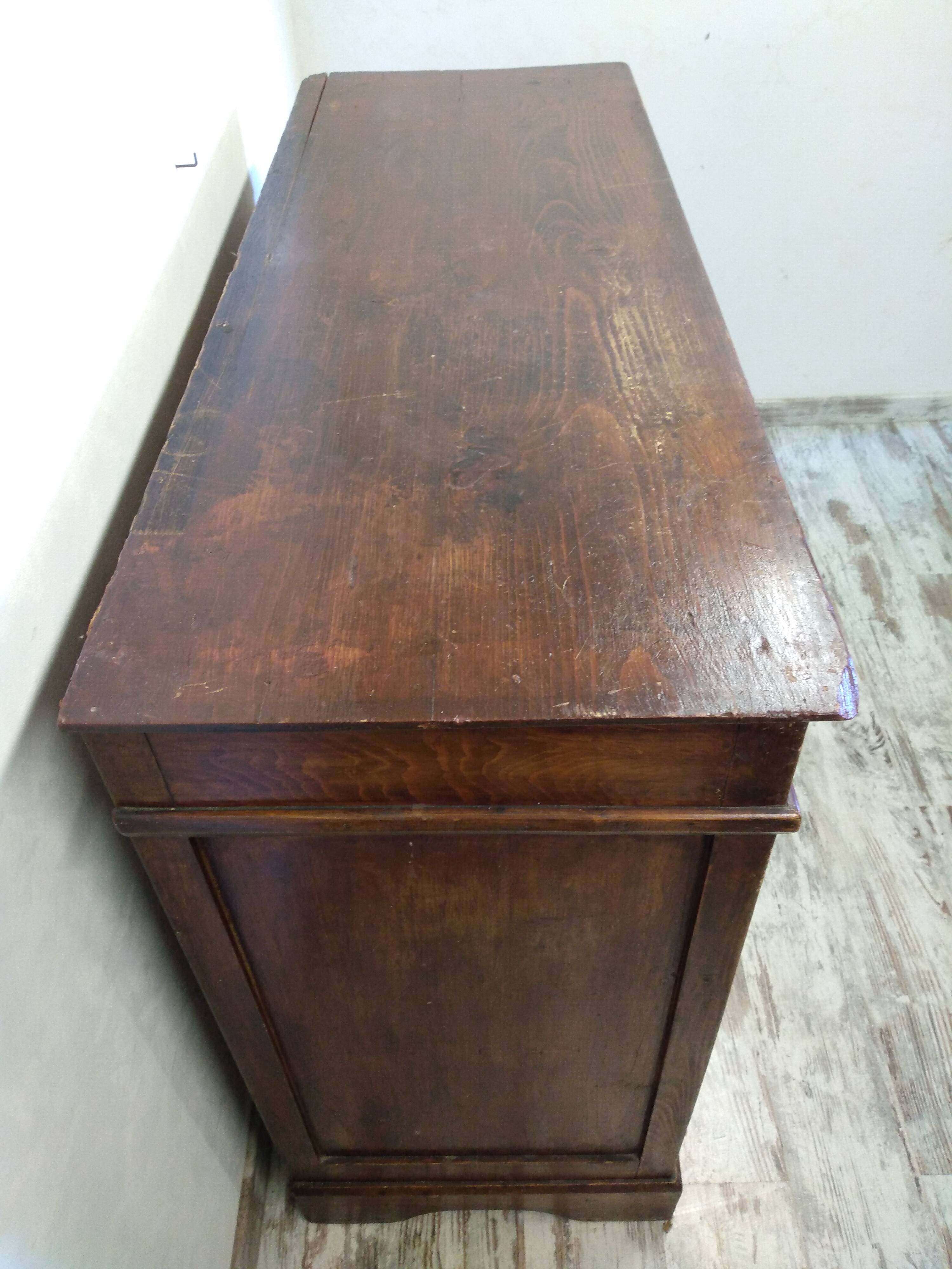 Old low sideboard