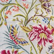 Vintage Floral Canvas Tapestry - Retro Wall Hanging Embroidery
