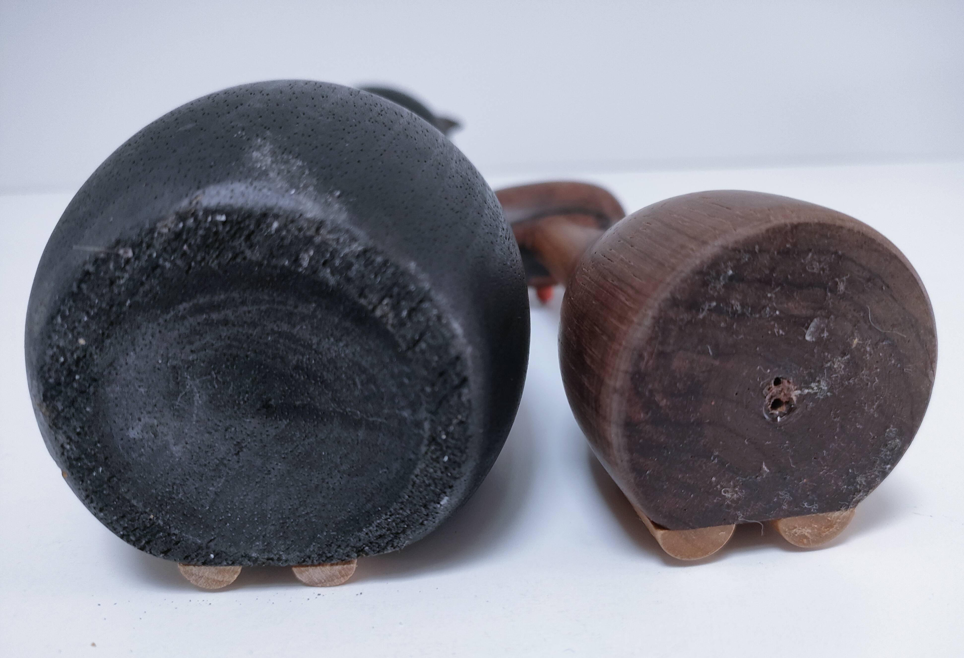 Deux chats bois design scandinave années 60 Laurids Lonborg