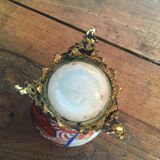 Bronze-mounted imari vase