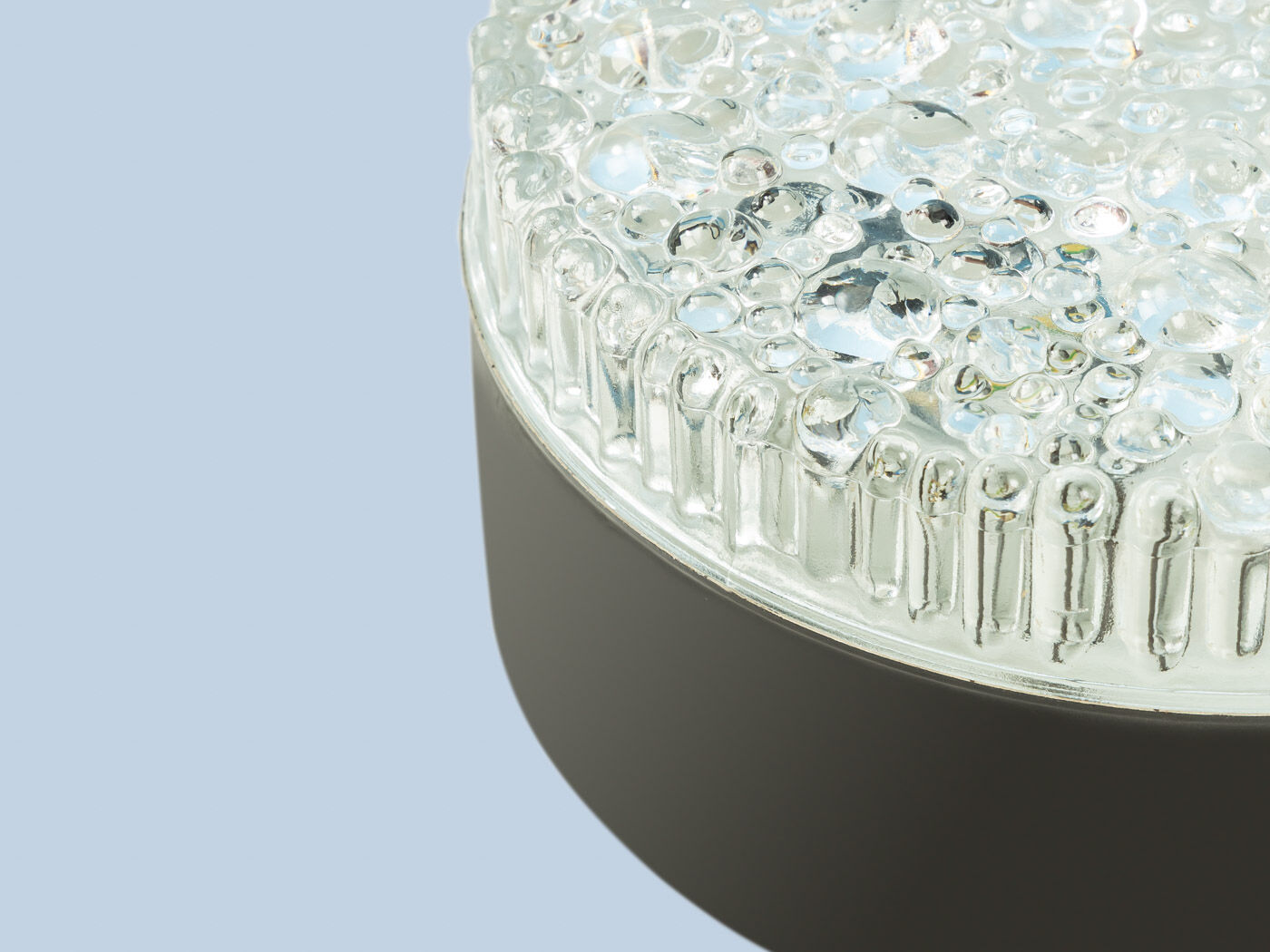 1960 bubble glass ceiling lamp