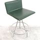 Pair of Dania bar stools in leather by Salvati & Tresoldi for Saporiti.