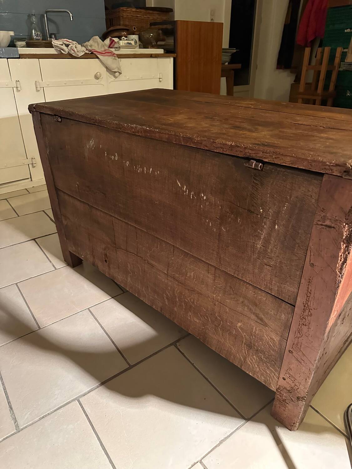 18th century oak chest