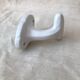White porcelain hook art deco wall 1930 faience bathroom